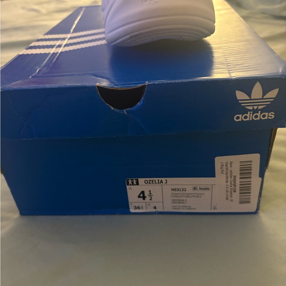 Adidas Kids Ozelia J White Sneakers